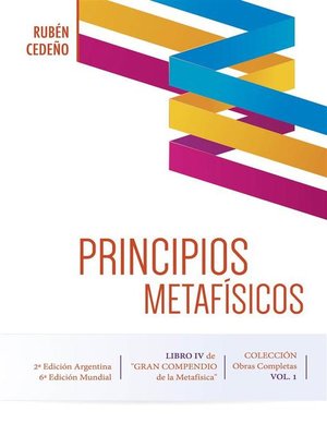 cover image of Principios Metafísicos